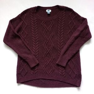 Old Navy▪️Scoop Neck Sweater in Wine